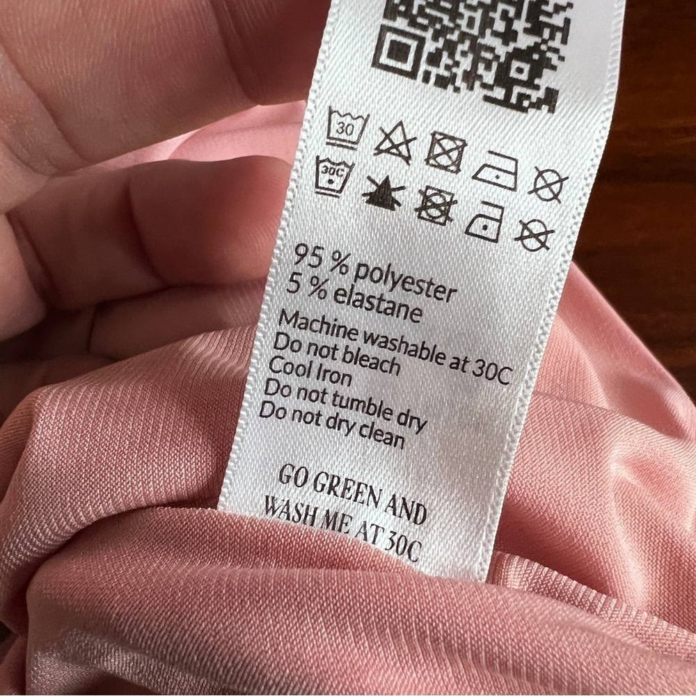 Pink Floral Off Shoulder Ruched Maternity Midi Dress size 6 - Picture 15 of 16